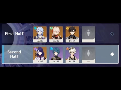 3.1 FULL STAR Spiral Abyss Floor12: 3 characters Ayato & Raiden DPS Team