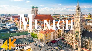 Munich 4K drone view • Amazing aerial views of Munich | Relaxation fil