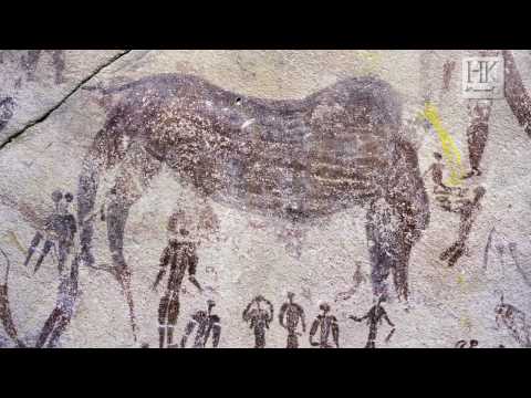 吉爾夫-凱比爾的史前畫作。 (Prehistoric Paintings in Gilf Kebir)
