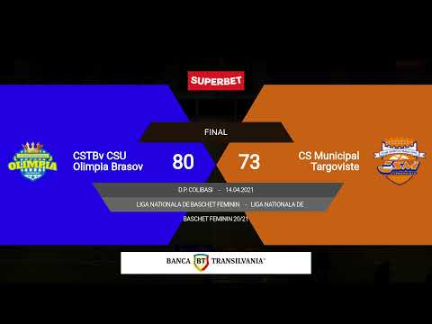 LNBF 2020-2021: CSTBv CSU Olimpia Brasov - CSM Târgoviște (PLAY-OFF 1, GAME 2)
