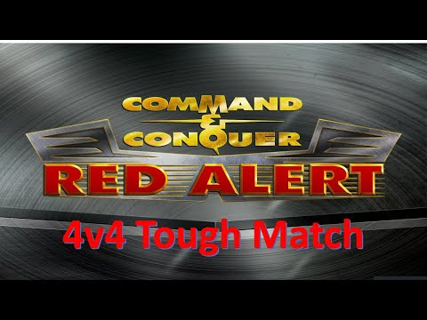 Command and Conquer Red Alert 4v4 (Hard team including rank 14 player)