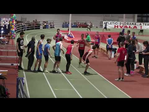600-200-400-800m KADETI [M], I. skupina - Dvoransko prvenstvo Hrvatske u štafetama 2023