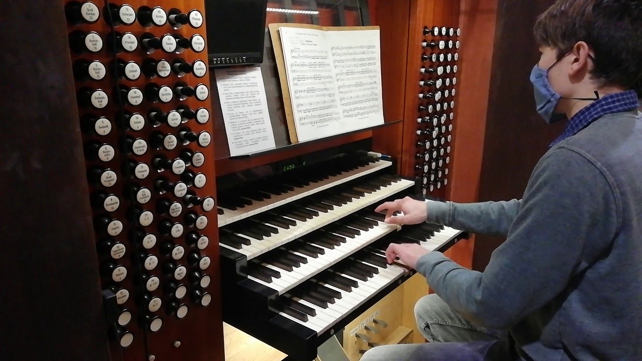 J F Danrieu   5  suita   IV  Basse de Trompette   hrá Timothy Lesan