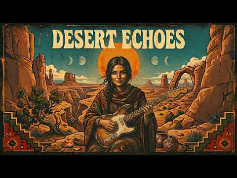 Desert Echoes: Dust Waves Through the Canyon 🌵 Psychedelic Desert Rock & Trip-Hop Mix | 1 Hour