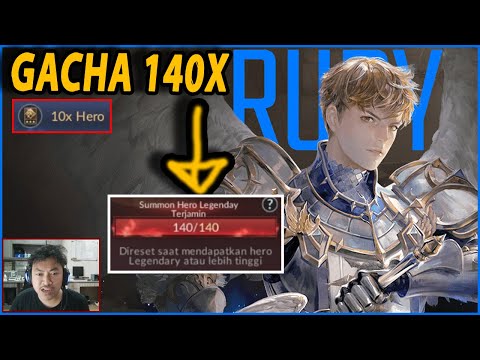 🔥🔥GACHA TOTAL 140X UNTUK DAPATKAN LEGENDARY RUDY - SEVEN KNIGHTS 2