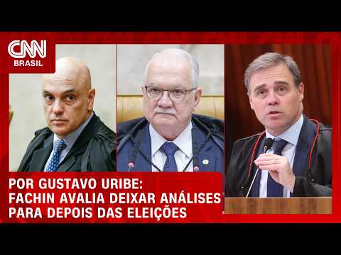Fachin pode adiar análise sobre Moraes e Mendonça para depois das eleições | Bastidores CNN