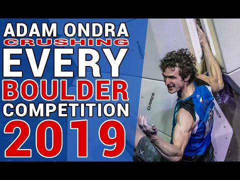 Adam Ondra | BOULDERING COMPETITIONS 2019