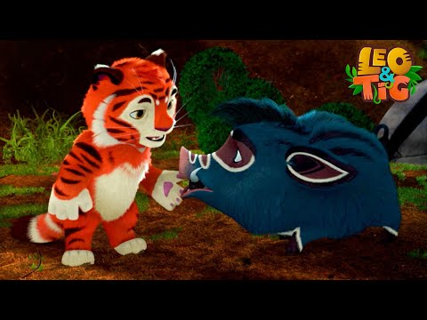 Fare nuove amicizie 🥰🤗 Leo e Tig Italia 🐯🦁 Cartone animato per bambini