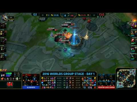 Worlds 2016: CLG vs G2 Stixxay Caitlyn