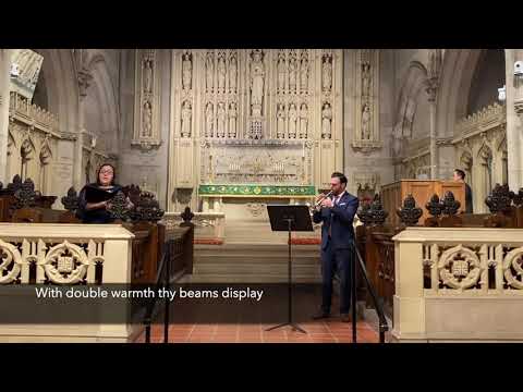 GF Handel - Eternal Source of Light Divine (soprano, trumpet, and organ)