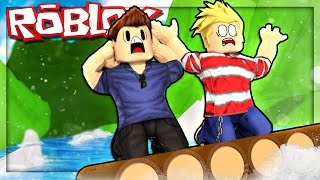 Roblox Adventures - BUILD A RAFT AND SURVIVE! (Roblox Rafting Survival)