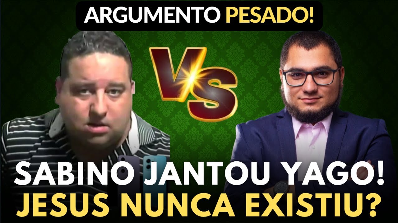 Dessa vez Sabino DESTRUIU o Yago e ACABOU com o Cristianismo!!!