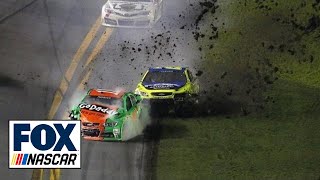 Danica Patrick Involved in Big Wreck - 2014 Daytona 500