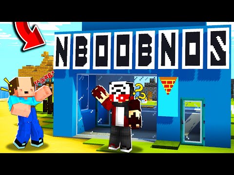 REVERSE MASK BUILT A SHOP BALLOON HEAD TROLLED!! - Minecraft