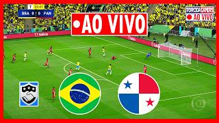 BRASIL X PANAMÁ AO VIVO COM IMAGENS | AMISTOSO INTERNACIONAL 2026 | ASSISTA AGORA SIMULAÇÃO