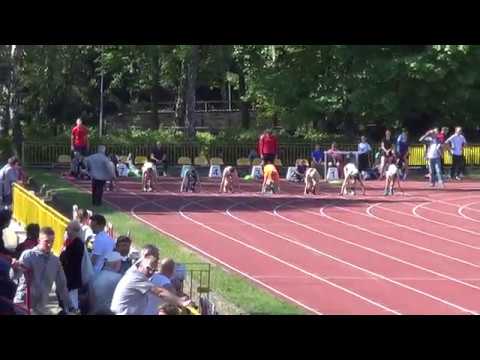 100m kobiet bieg 5 - Poznań 6.05.2018