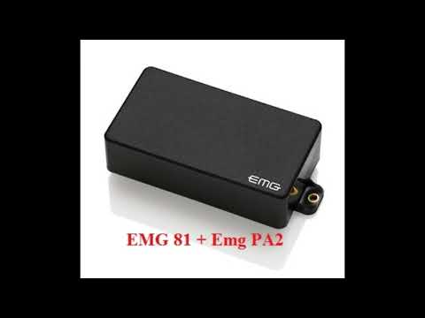 Seymour Duncan AHB-2 vs.  EMG 81 + PA2 vs.  EMG 85 + PA2 (bridge) only guitars