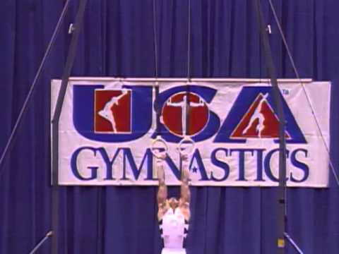 Bill Roth - Still Rings - 1995 Visa Gymnastics Challenge - Men