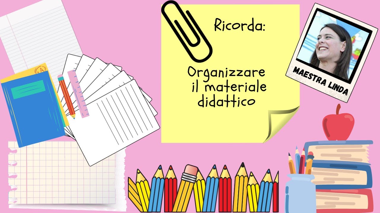 Watch Now Organizzare il materiale didattico. Organizzare il materiale didattico.