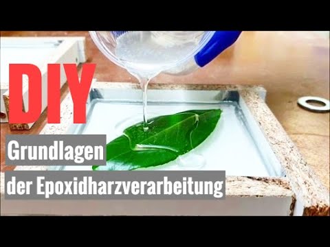 TUTORIAL: Epoxidharz richtig mischen und gießen für Anfänger