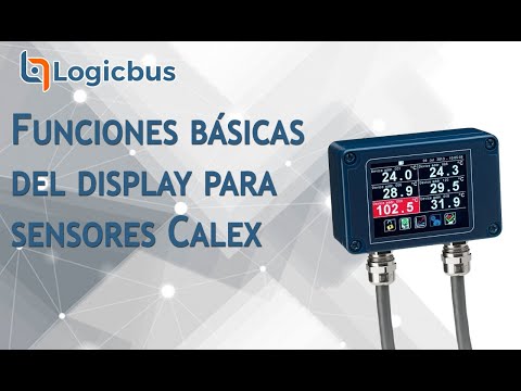 Funciones básicas del display para sensores calex