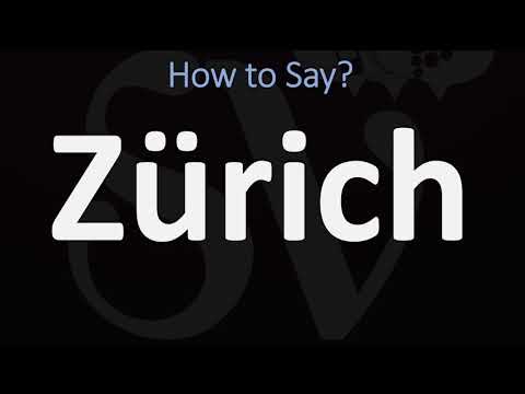 How to Pronounce Zürich? (CORRECTLY)