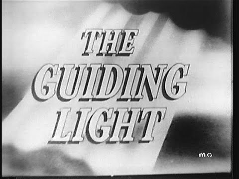 The Guiding Light 1953. CBS Network. Soap opera sponsored by Crisco and Ivory Soap.