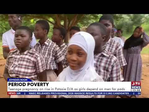 Period poverty: Teenage pregnancy on rise in Pataise D/A as girls depend on men for pads.