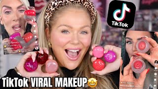 Trying The Most *Viral* TikTok Makeup Blurring Pudding Pots?! Kelly Strack