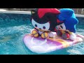 Sonic The Hedgehog And Friends Go Swimming