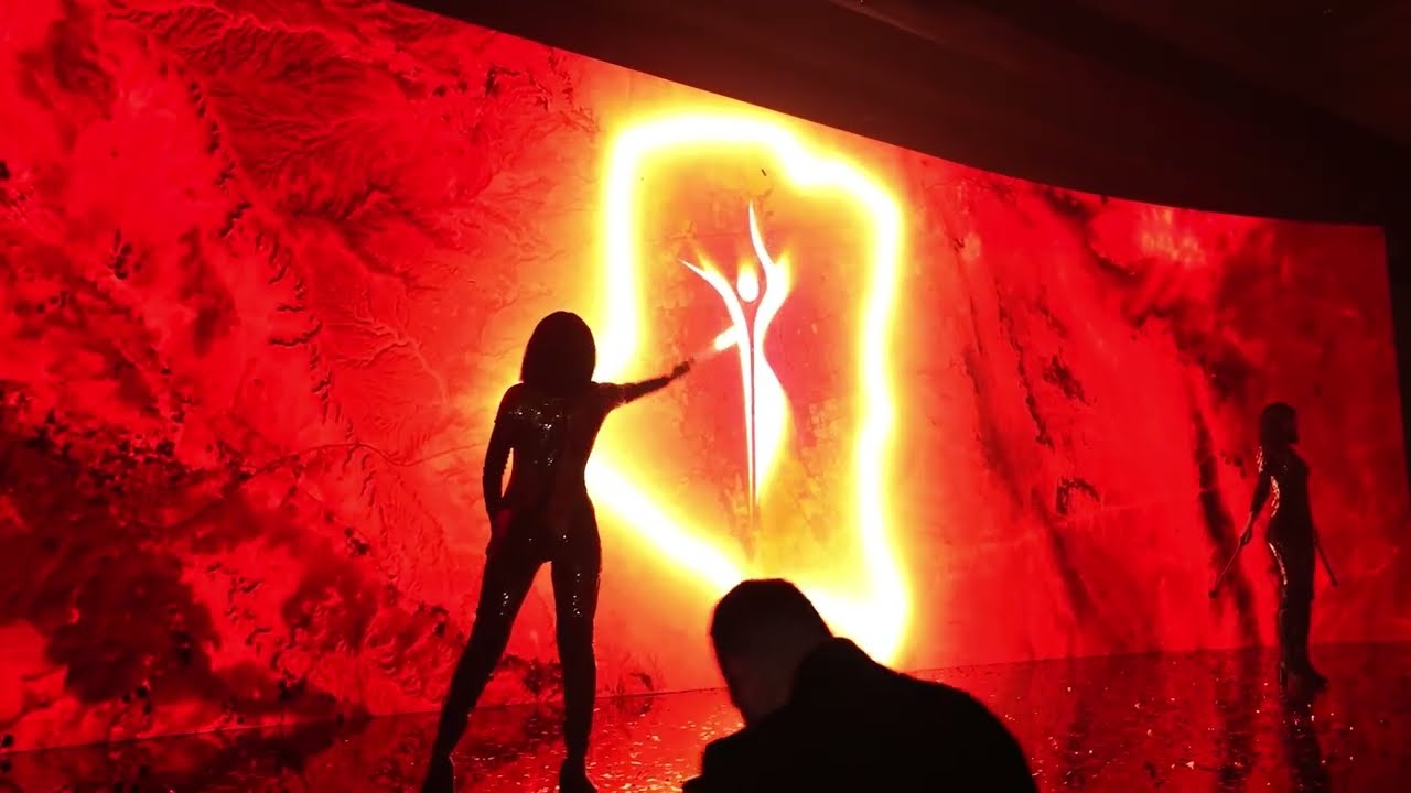 led immersive videomapping show dubai entertainment promo video