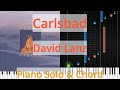 🎹Carlsbad, Solo & Chord, David Lanz, Synthesia Piano