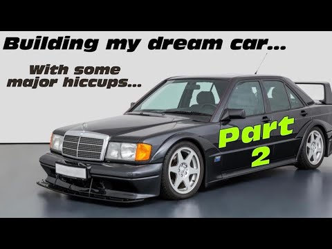 Duraflex widebody kit install part 2!Quality issues with my 190E Evo2 conversion kit!!