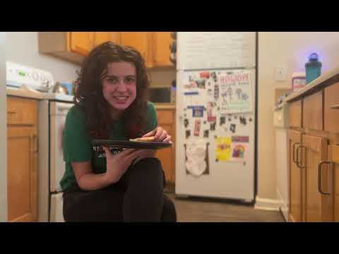 EATING BUTTERED TOAST