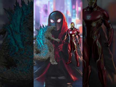 Who Is Strongest || Godzilla vs Marvel and Dc #shorts #thor #stanlee #ironman #godzilla #drstrange