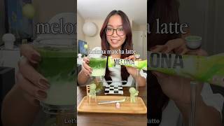 making a Melona Matcha Latte 🍈🍵 matcha monday ep. 50