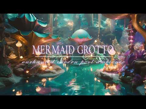 Mermaid Grotto Ambience | Enchanted Cavern Pool | Peaceful and Relaxing Fantasy Sounds | 4K