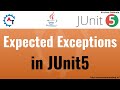 13. JUnit5 Basics - Expected Exceptions in JUnit5 | What is Expected Exception in JUnit 5