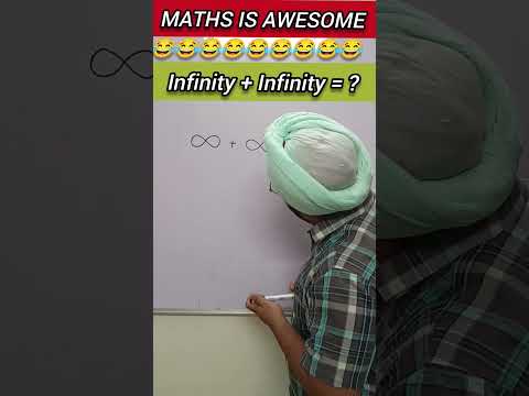 Maths is Fun 😂 | Infinity plus infinity = ? |  #shorts #funny #infinity #mathsfun #trendingshorts