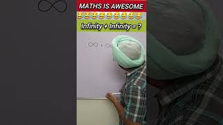 Maths is Fun 😂 | Infinity plus infinity = ? |  #shorts #funny #infinity #mathsfun #trendingshorts