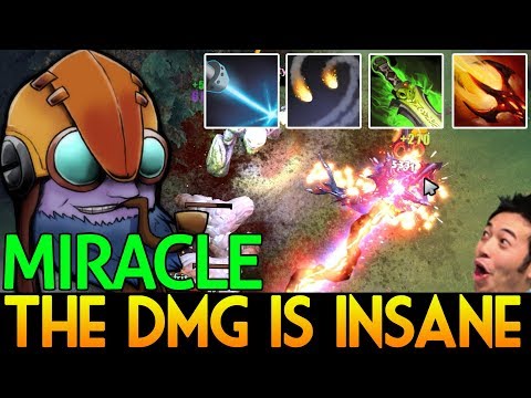 THE DAMAGE IS INSANE | MIDDLE TINKER by Miracle- Dota 2 7.07c