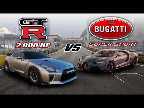 My Bugatti Chiron SS vs My 2,000HP Nissan GTR *REMATCH*