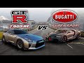 My Bugatti Chiron SS Vs My 2 000HP Nissan GTR REMATCH