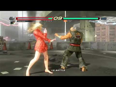 Tekken 6 heihachi breaks Lili(barefoot)