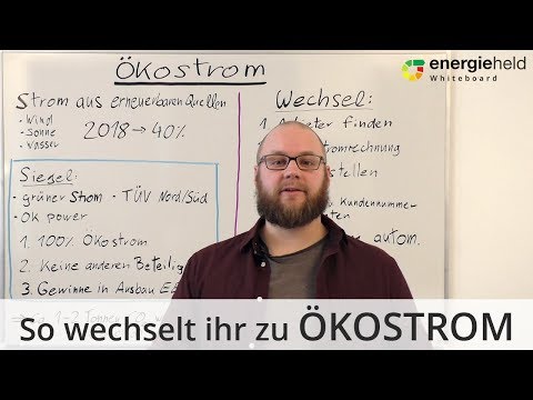 Ökostrom - So wechselst du sinnvoll den Anbieter | Energieheld-Whiteboard