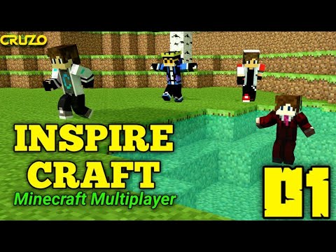 Malayalam Minecraft Multiplayer with Friends | EP:01 | INSPIRE CRAFT with @abhijithviswa11500