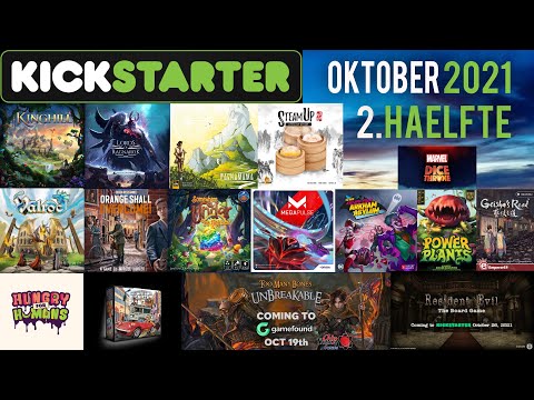 Brettspiele auf Kickstarter und Gamefound im Oktober (2.Hälfte)!