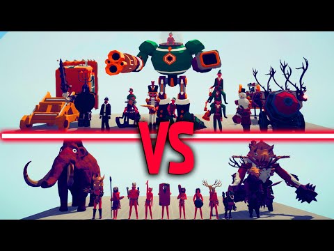 MEGA TRIBAL TEAM vs MEGA HOLIDAY | TABS - Algerlega nákvæmur bardagahermir