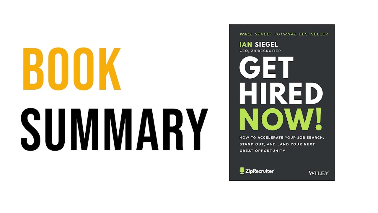 Get Hired Now! by Ian Siegel Free Summary Audiobook