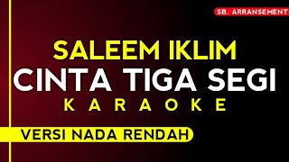 Download lagu Saleem Iklim - Cinta Tiga Segi (Karaoke versi nada rendah) High Audio Quality!! mp3